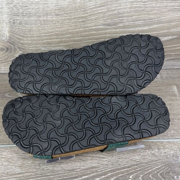 Birkenstock Birki’s Sylt Birko Flor Women’s Sz 6/EU 37 Turquoise Strappy Sandals - Picture 8 of 11